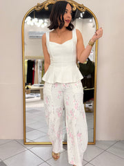 NEISHA " PINK BARREl PANTS