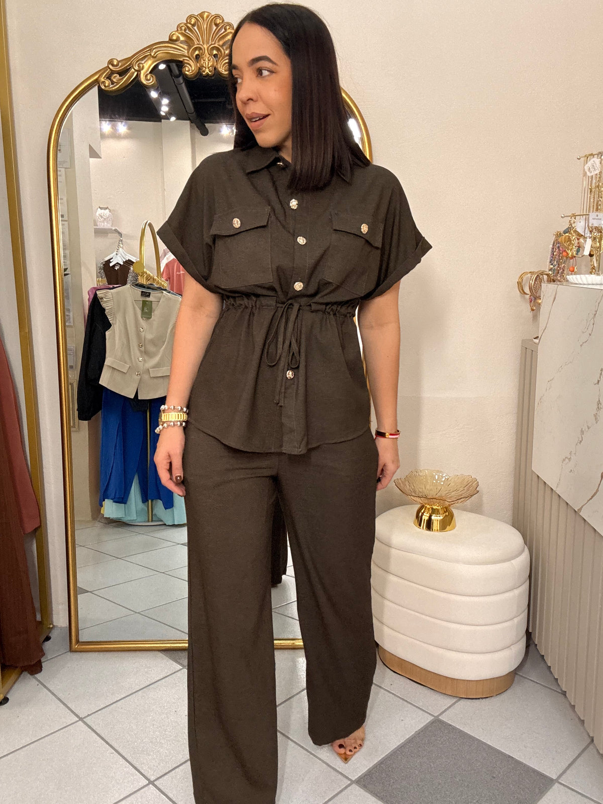 ABIGAIL" SET BROWN