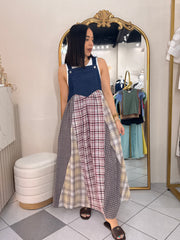 KAMILA" DARK DENIM DRESS