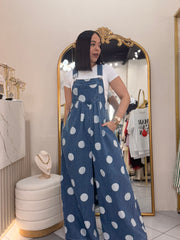 POLKA DOT JUMPSUIT OVER SIZE