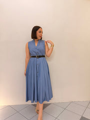 KAMILA- BLUE MIDI DRESS