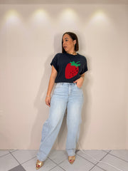 PAULA  LIGHT DENIM BAREEL PANT