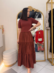 NAYELI" BRICK DRESS