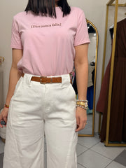 DIOS NUNCA FALLA" TSHIRT PINK
