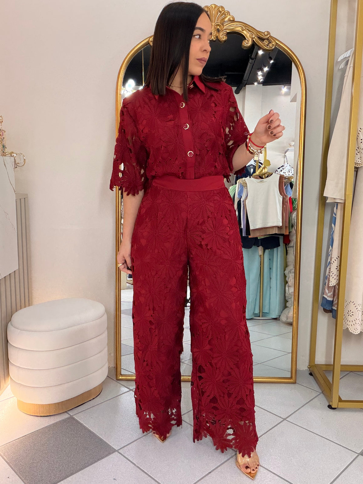 BURGUNDY  ELEGANTE SET