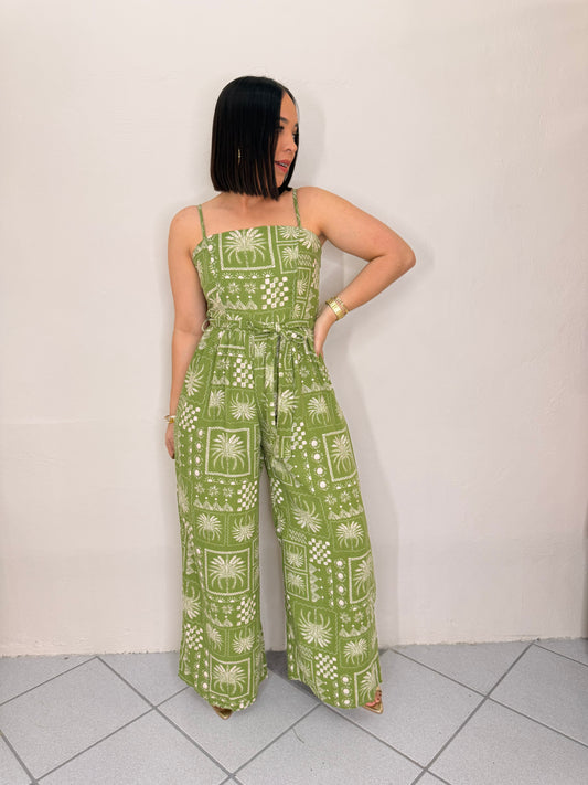 ARENAS GREEN JUMPSUIT