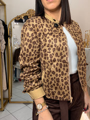 BEIGE LEOPARDO JACKET