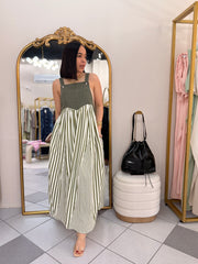 KAMILA"  OLIVO  DRESS