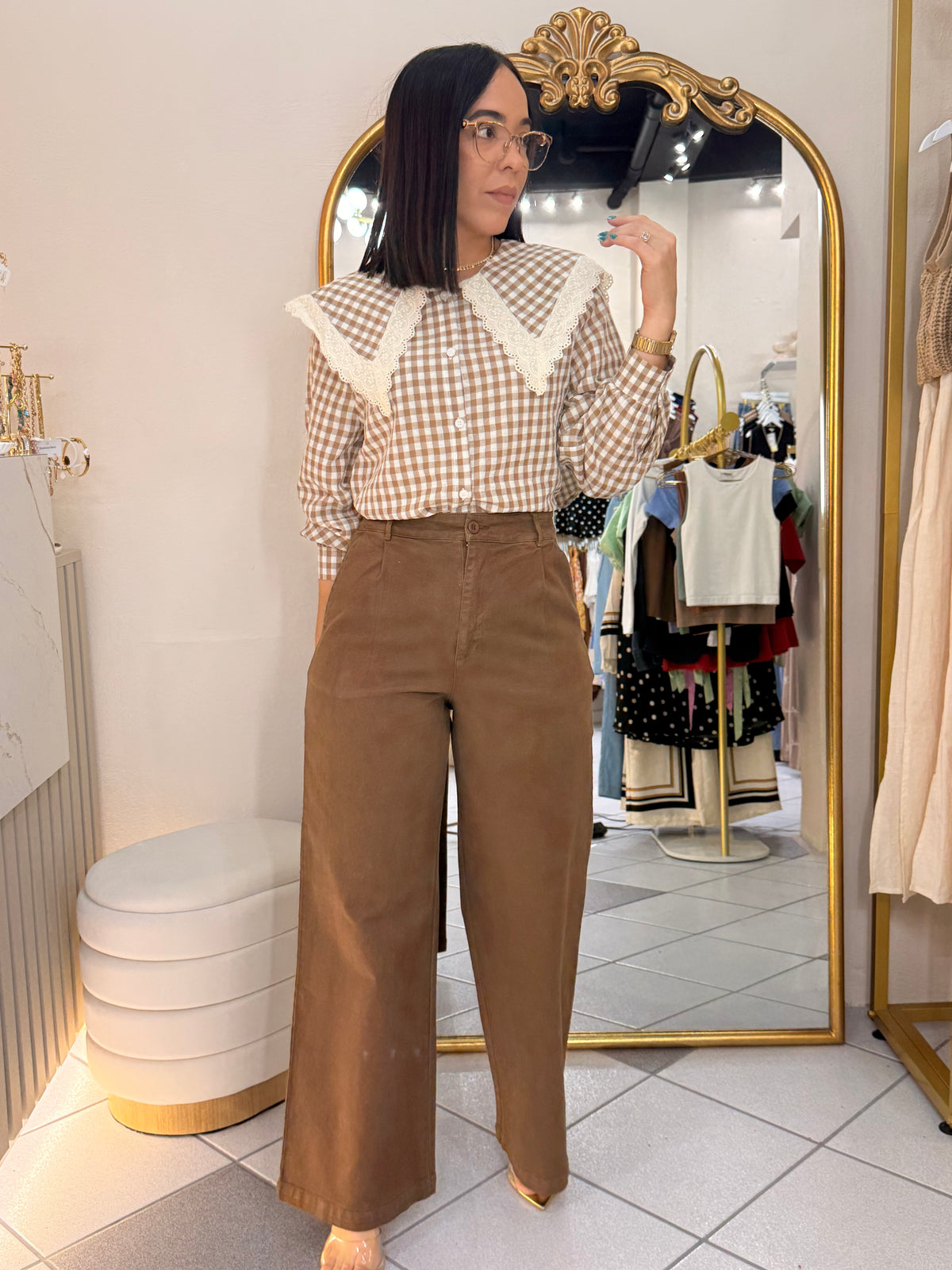 PAOLA¨ PANTALÓN BROWN