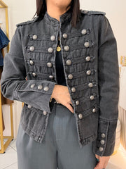 NAPOLEÓN BLACK DENIM JACKET