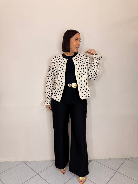 LEILA POLKA DOT JACKET