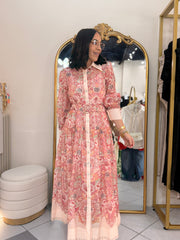 KAREN¨ FLORAL PINK DRESS