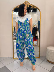 BLUE/GREEN JUMPSUIT