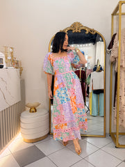MICHELLE" FLORAL DRESS
