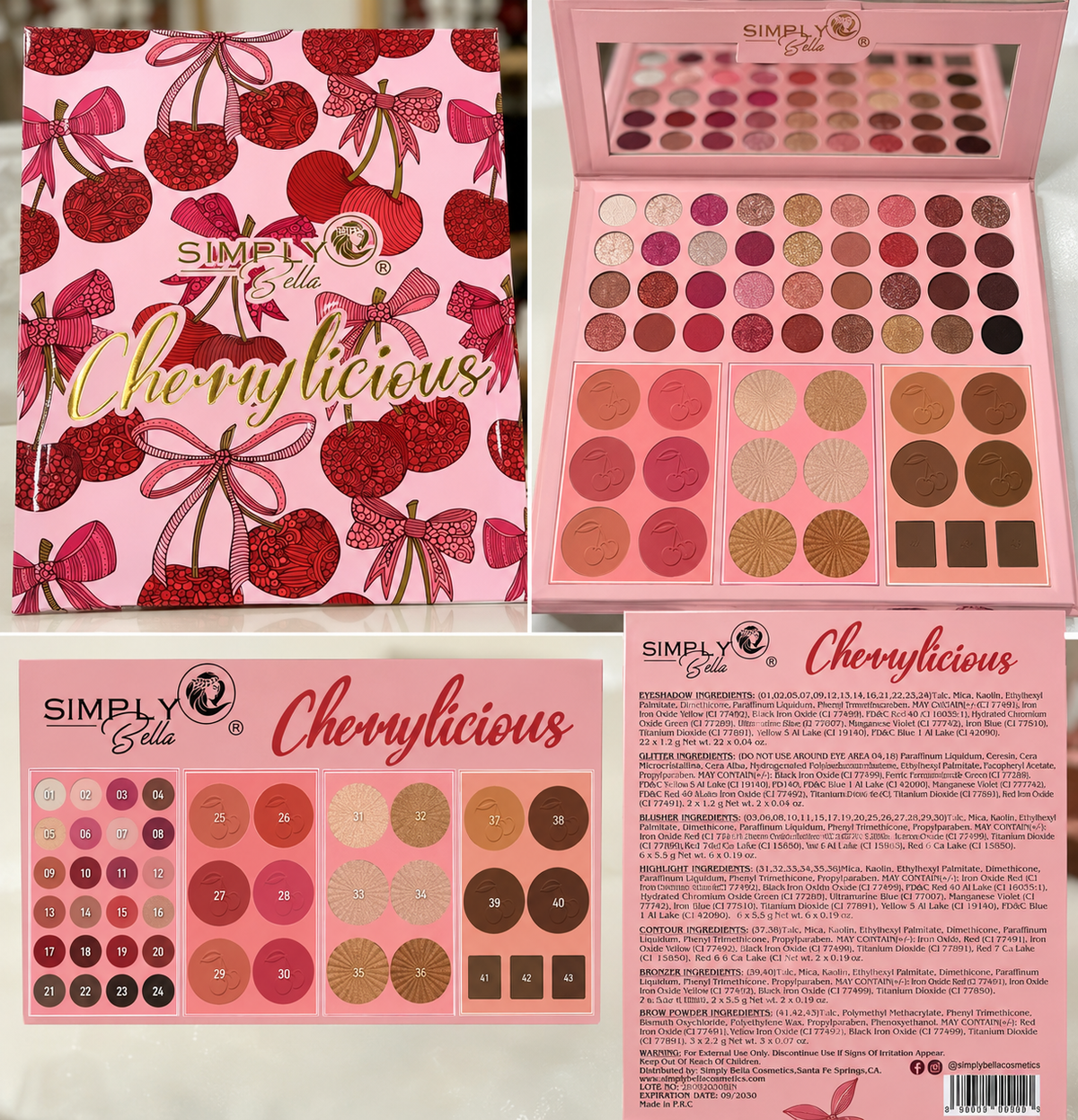 PALETA SOMBRA CHERRY