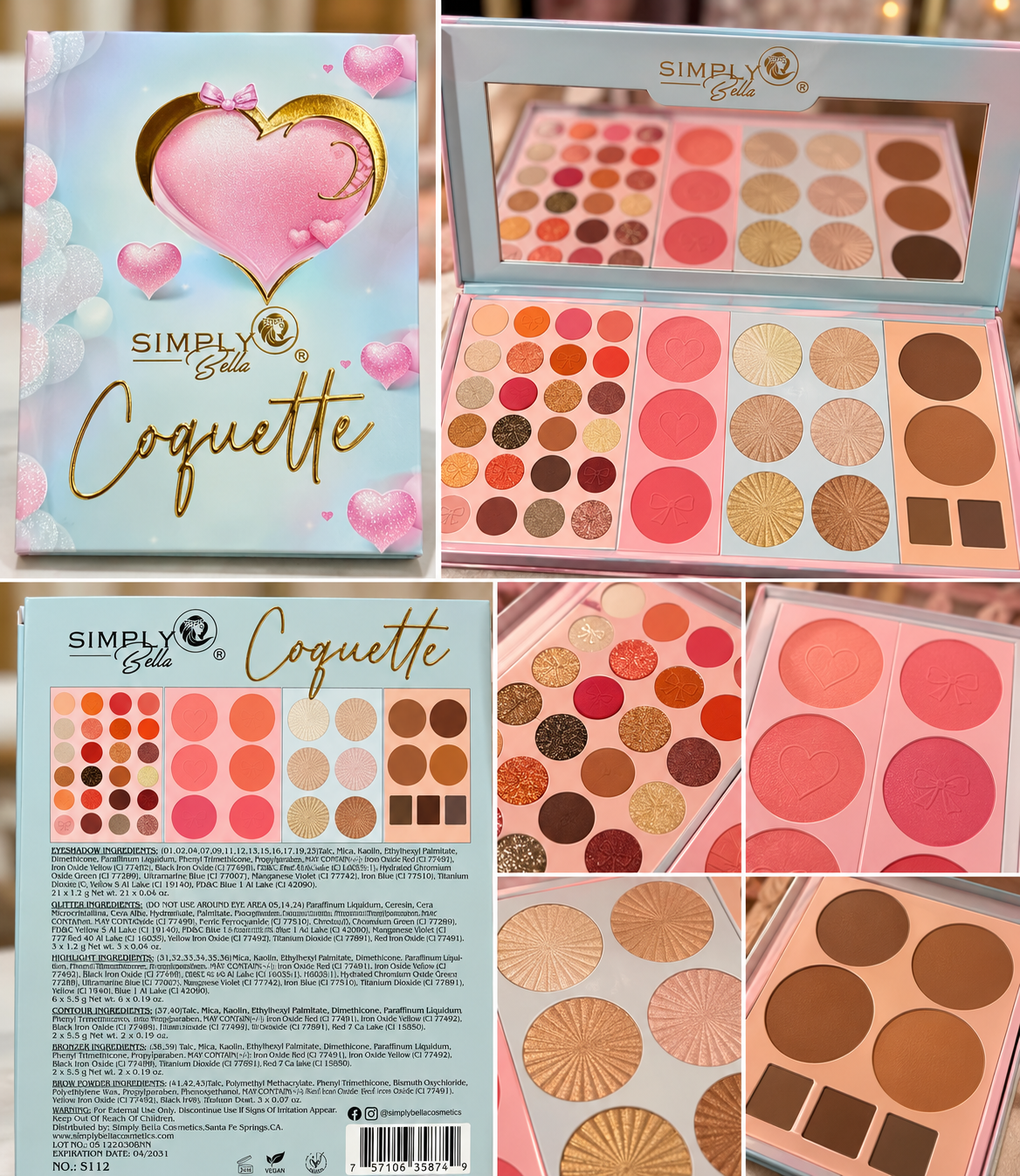 PALETA SOMBRA COQUETTE