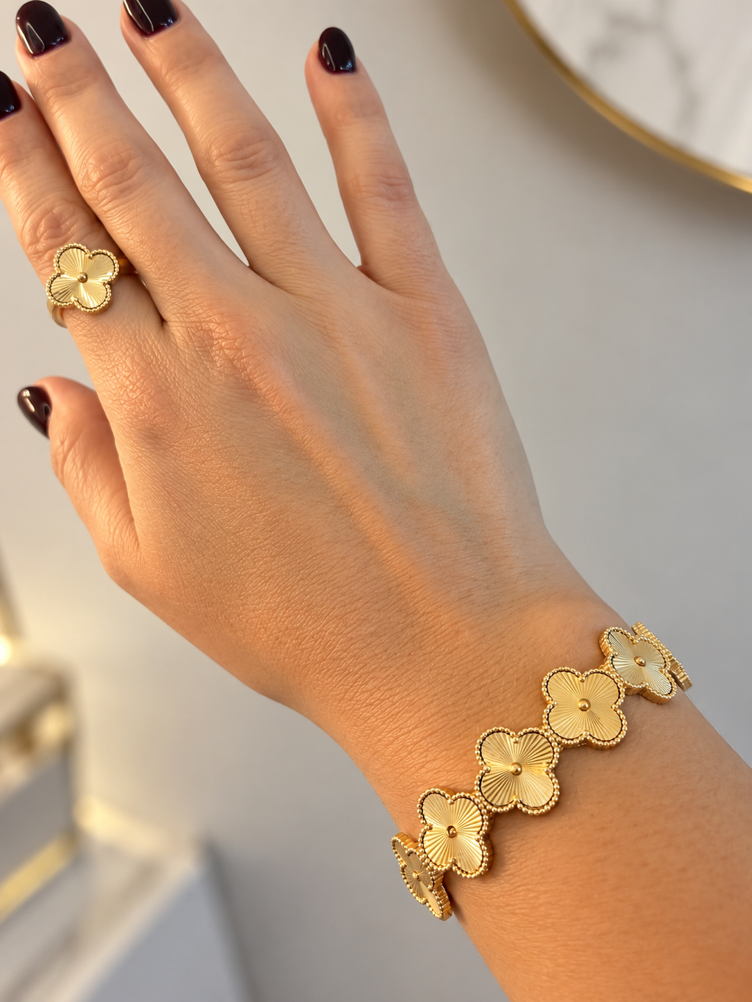 SET PULSERA FLOR