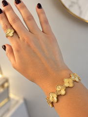 SET PULSERA FLOR