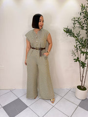 GRACE  JUMPSUIT BROWN