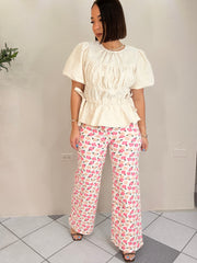 AIMARA- BEIGE LUXE TOP