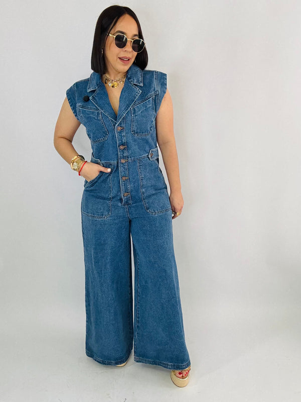 PRE ORDEN CATALINA´DENIM JUMPSUI llega 24 al 26 mayo