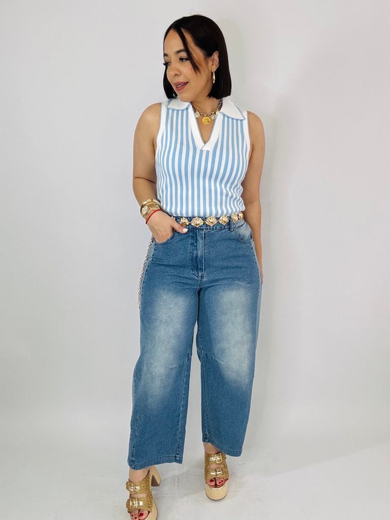 LORI´BLUE TOP