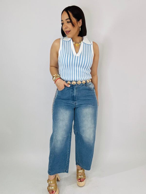 LORI´BLUE TOP