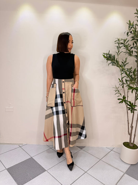 -  RENATA MIDI DRESS BLACK