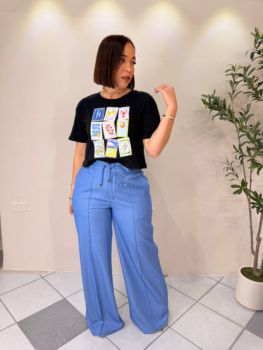 LUCIANA - PANTALÓN AZUL