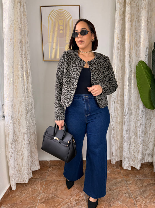 LARA"  DARK DENIM PANT