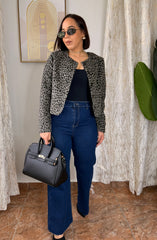 LARA"  DARK DENIM PANT