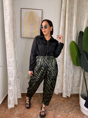 ZEBRA  GREEN PANT
