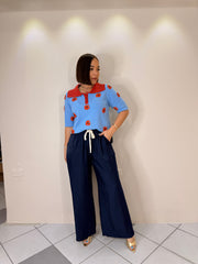 LESLIE DARK DENIM PANT