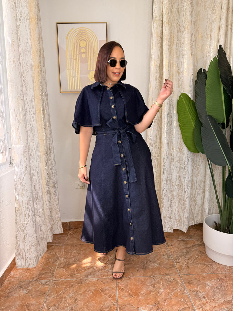 AURORA" DENIM DRESS