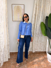 LARA"  DARK DENIM PANT