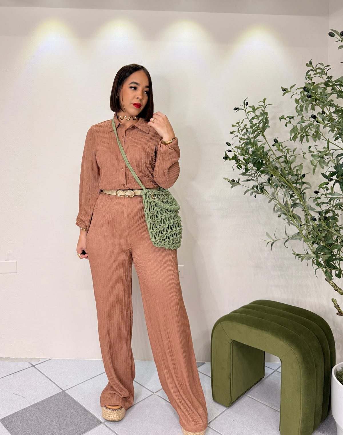 ELENA¨MAUVE JUMPSUIT