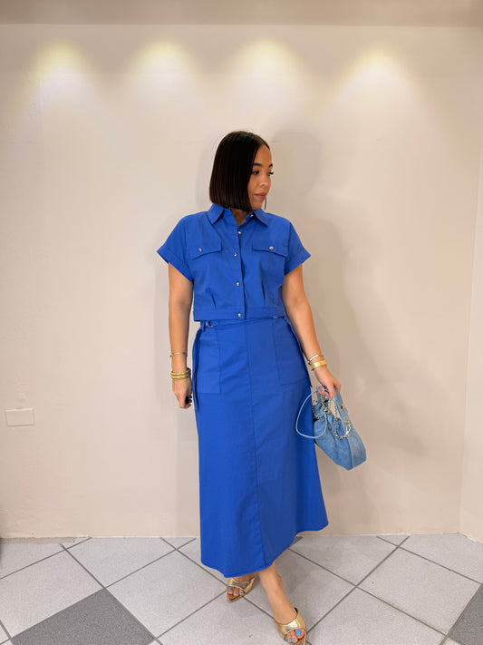 AURA- BLUE SET DOS PIEZAS