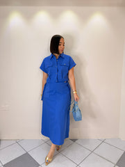 AURA- BLUE SET DOS PIEZAS