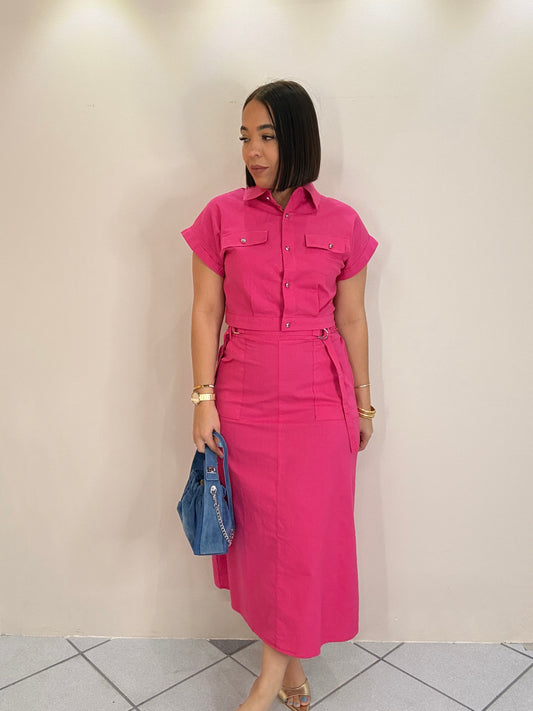 AURA- ROSA SET DOS PIEZAS