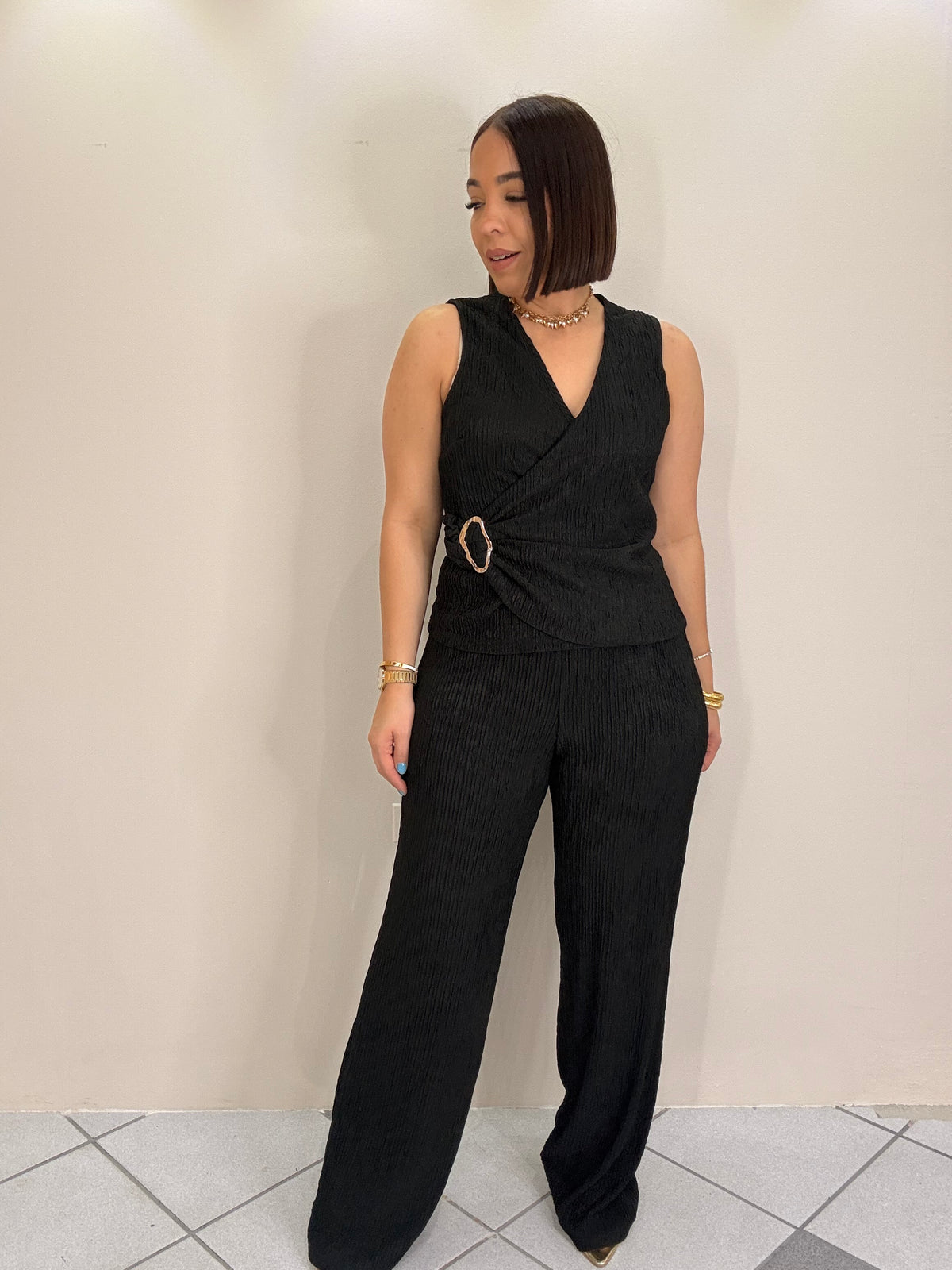 VIVIANA- NEGRO  SET DOS PIEZAS