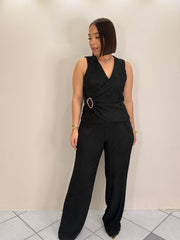 VIVIANA- NEGRO  SET DOS PIEZAS