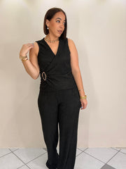 VIVIANA- NEGRO  SET DOS PIEZAS