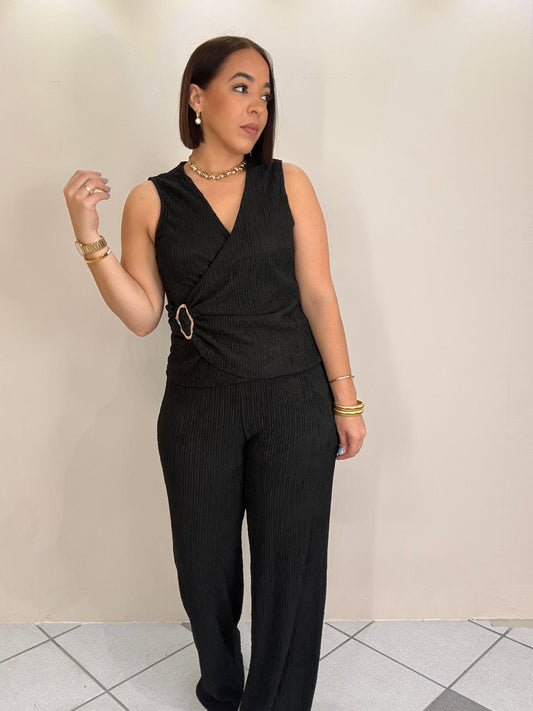 VIVIANA- NEGRO  SET DOS PIEZAS