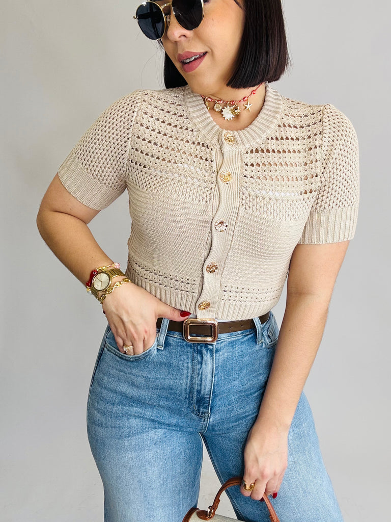 LILI TAUPE TOP