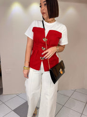 GABRIELA-RED LOVE TOP