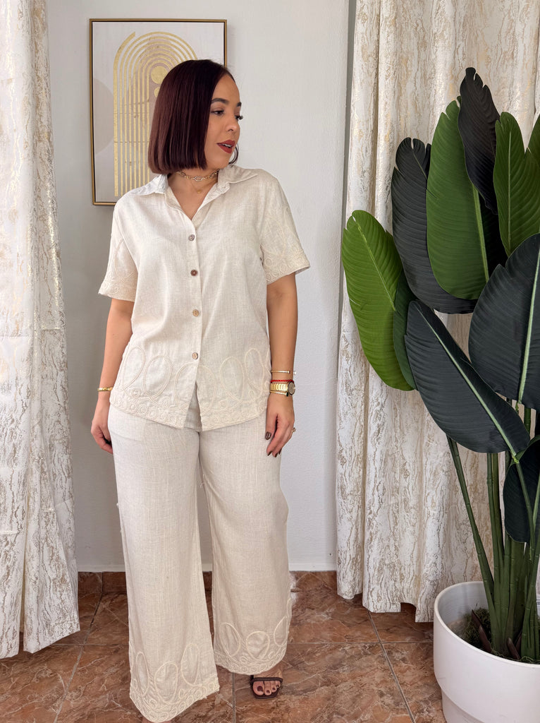 BEIGE"  SET DOS PIEZAS