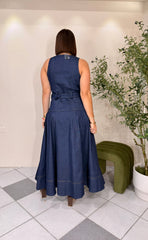 AMELIA" DENIM DRESS