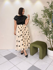 CLARA¨POLKA D0T SKIRT