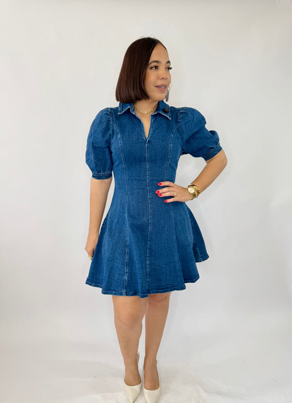 MARCELA" DENIM DRESS