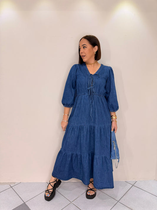 MELANIE DENIM DRESS